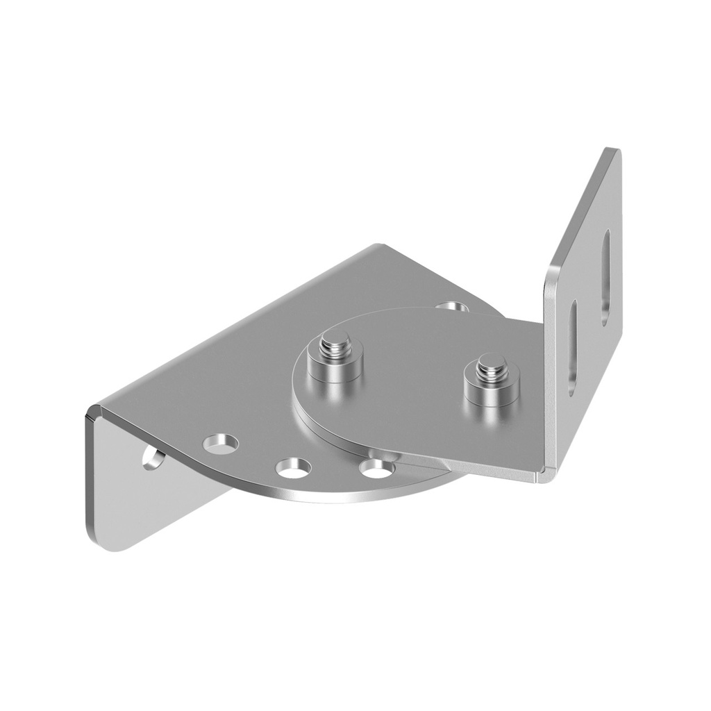Banner Bracket: For Use with WLB72; Swivel Right-Angle Mounting Brackets; 300 Series Stainless Steel; Set of Two Brackets per Kit (Hardware Included) (LMBWLB72RAS)