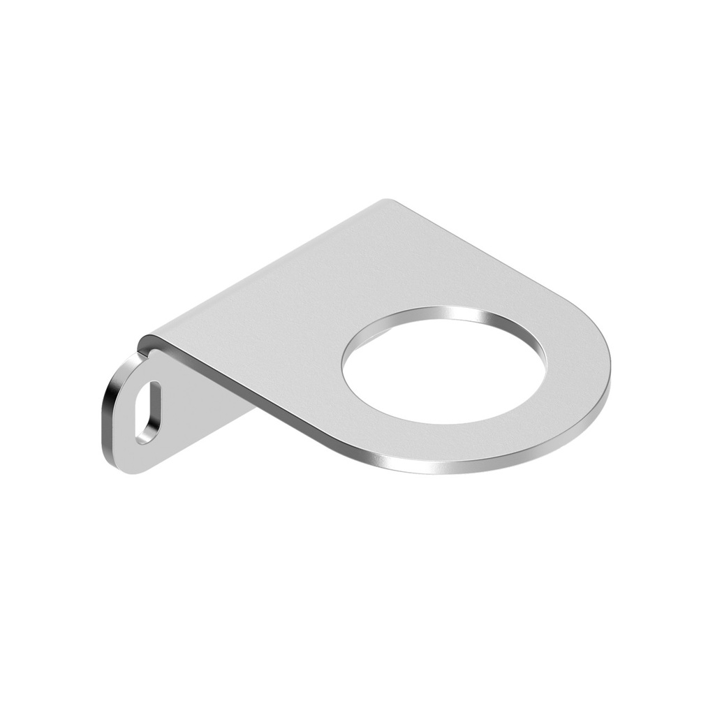 Banner Bracket: Right-Angle, Low Profile; Fits M30 Base; 12-Gauge 300 Series Stainless Steel (No Hardware) (LMB30LP)