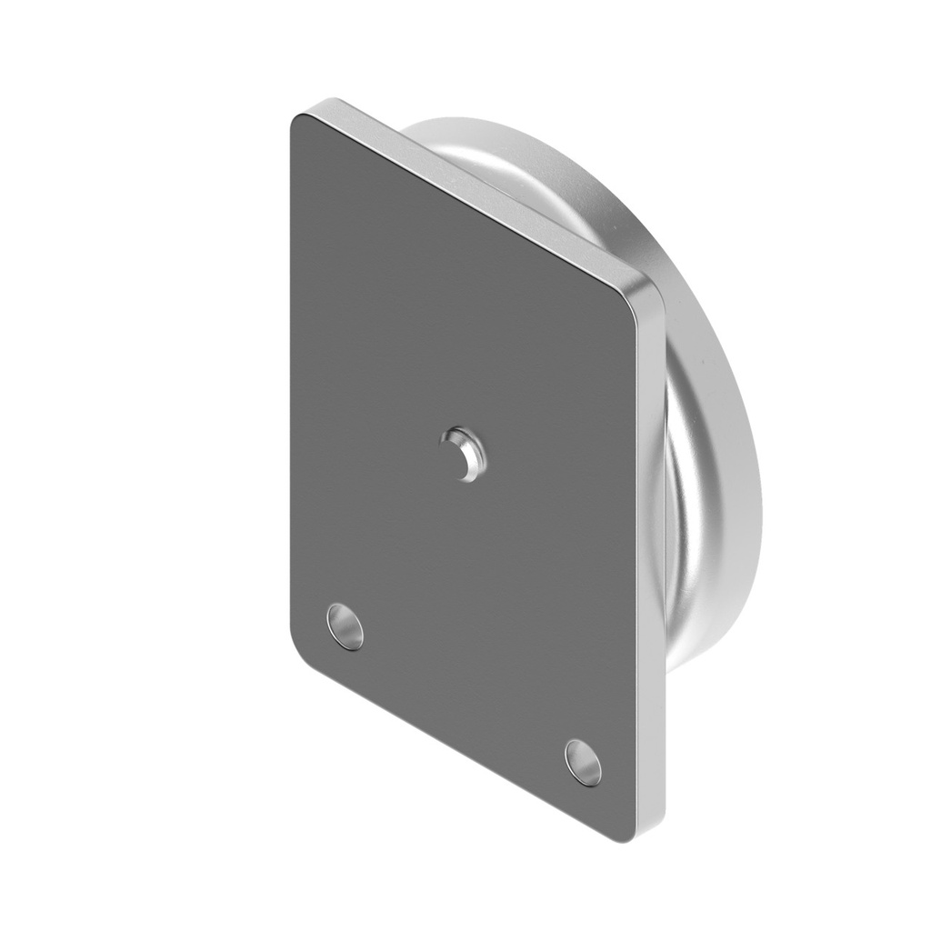 Banner Bracket: Mounting for Q45 VA; Backside Magnet Mount; Stainless Steel (BWA-Q45VA-FMSSB)