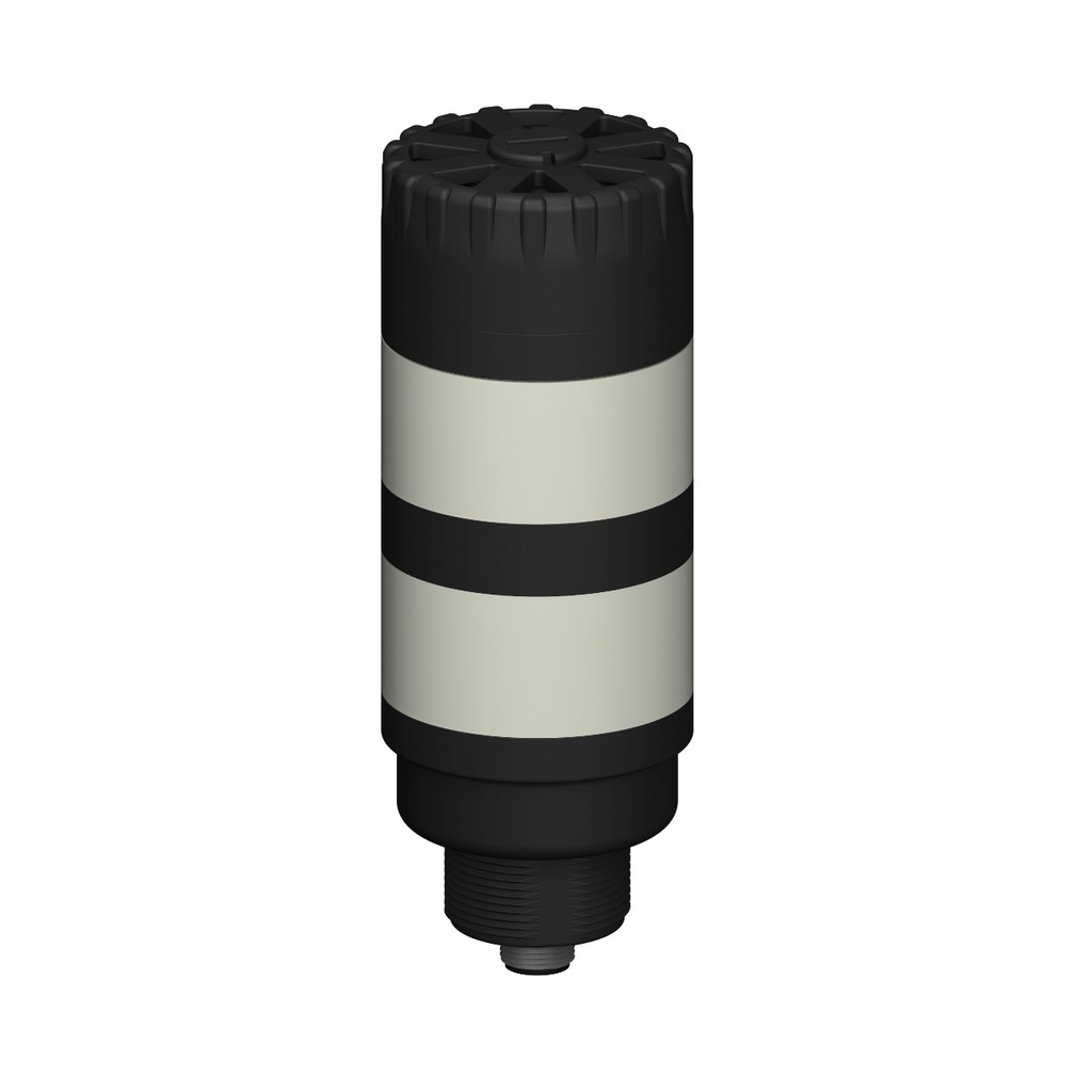 Tl50 Pro Tower Light With Audible, Standard Black Housing: 2 Lighted Segments (TL50P2AQ)