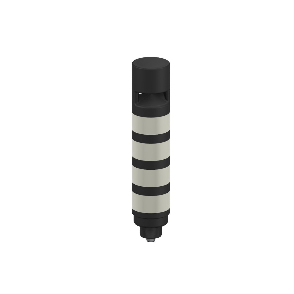 Tl50 Pro Tower Light With Sealed Omnidirectional Audible Indicator, Standard Black Housing: 4 Lighted Segments (TL50P4AOSQ)