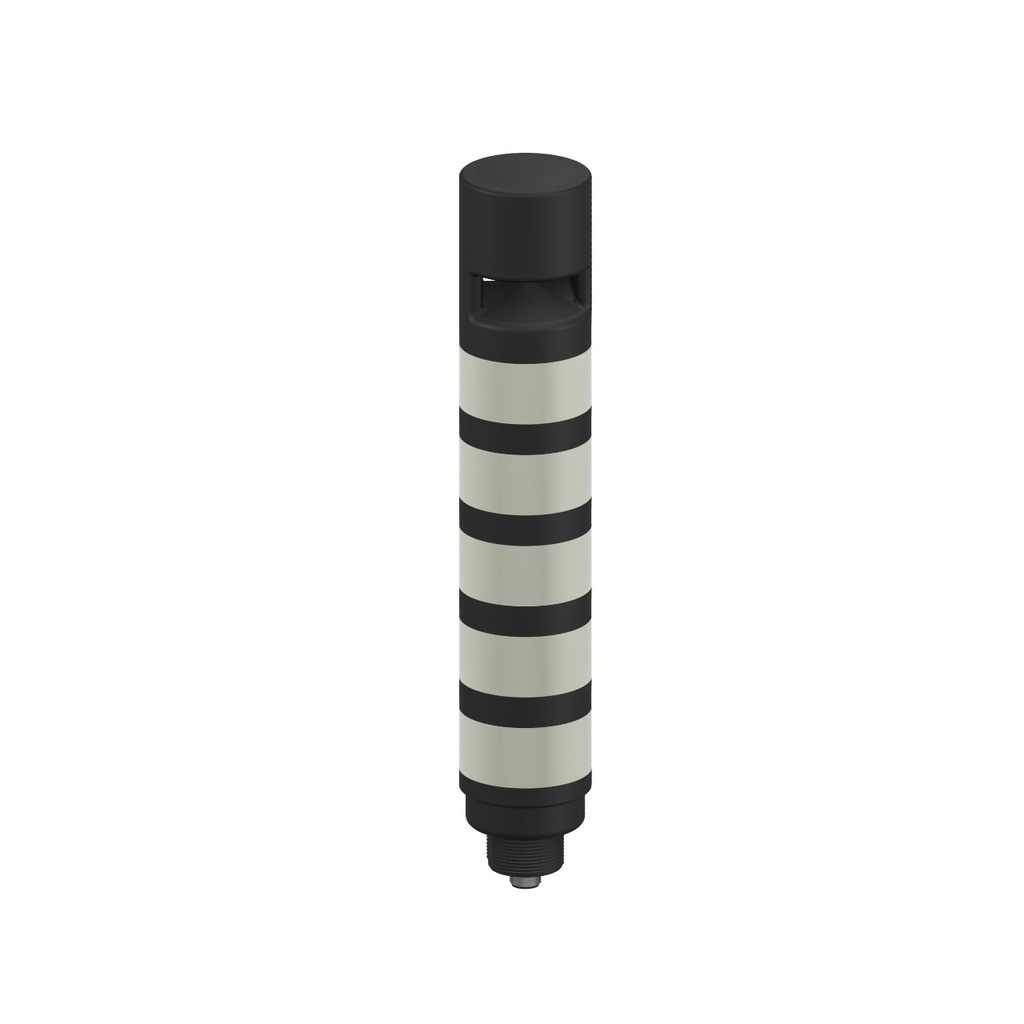 Tl50 Pro Tower Light With Sealed Omnidirectional Audible W/ Intensity Adjust Indicator, Standard Black Housing: 5 Lighted Segments (TL50P5AOSIQ)