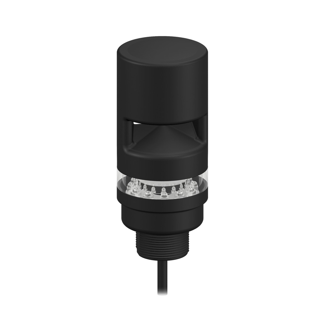 Tl50 Pro Tower Light With Sealed Omin-Directional Audible, Beacon Black Housing: 1 Lighted Segment (TL50PBL1AOSQ)