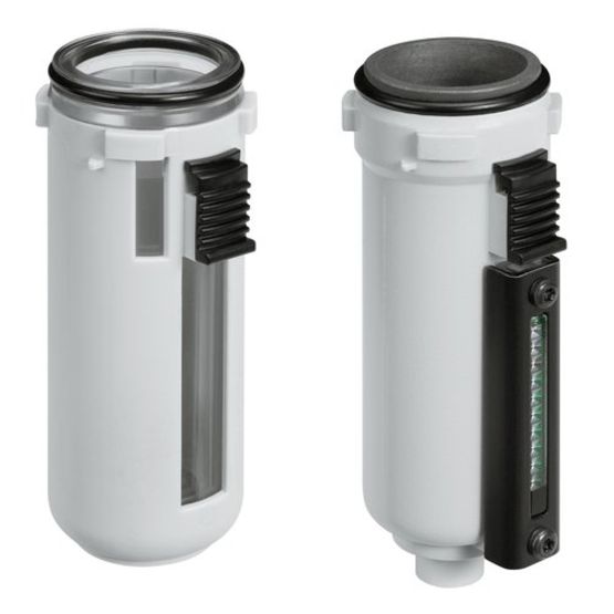 AVENTICS AS2-FLS Series Filter, Polycarbonate Reservoir, 1.5 to 16 bar, Fully Automatic, Open w/o Pressure, Compressed Air