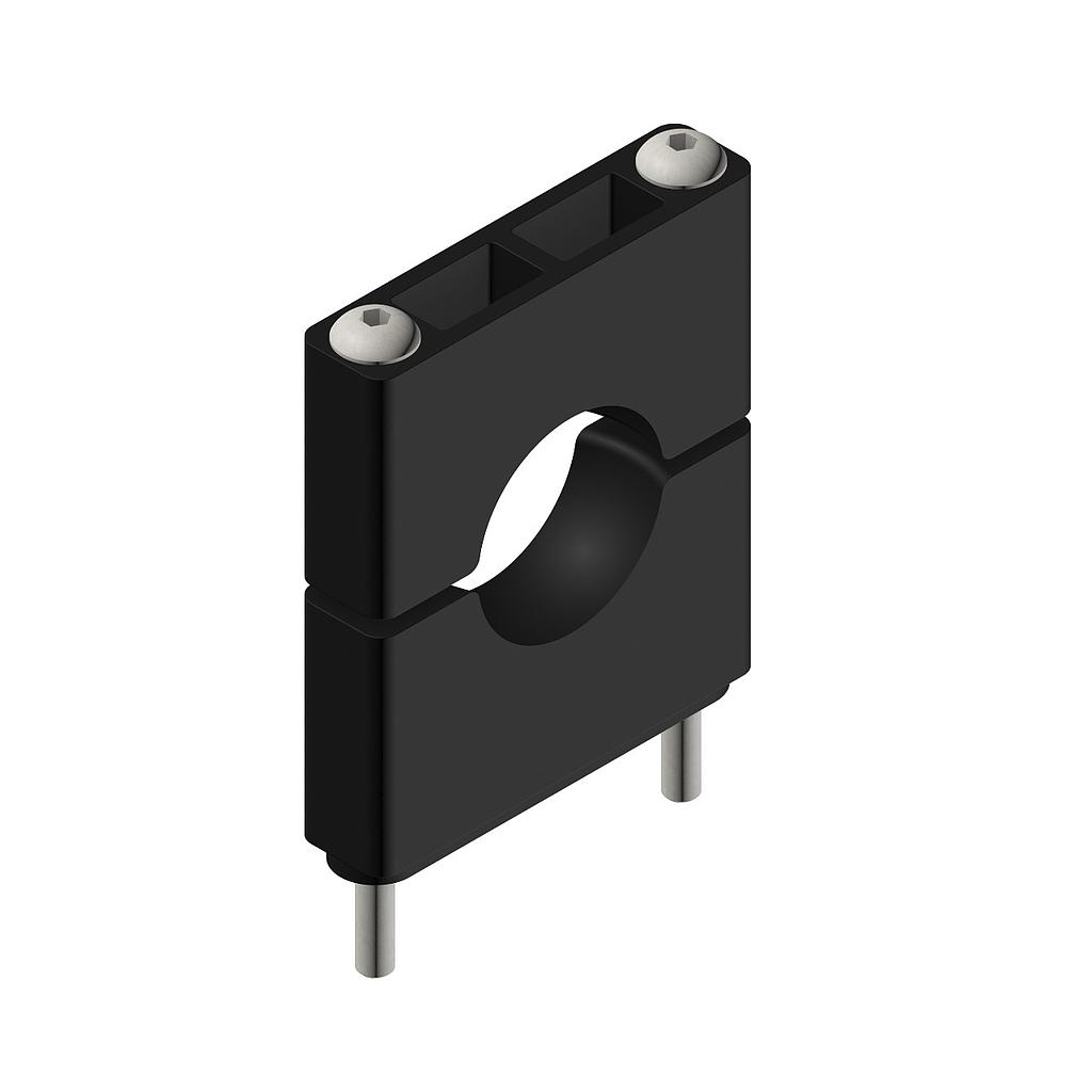 Banner Bracket: Stainless Steel Mounting; Material: Black VALOX; 30 mm split clamp; Hardware Included (SMB30C)