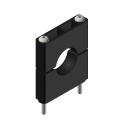Banner Bracket: Stainless Steel Mounting; Material: Black VALOX; 30 mm split clamp; Hardware Included (SMB30C)