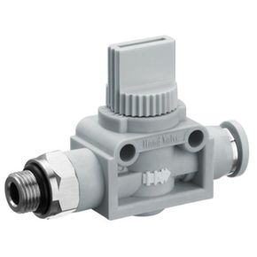 AVENTICS QR1-AGS Series Pneumatic Shut-Off Valve, G 1/4 Port, Ø 6 mm Push-In Fitting