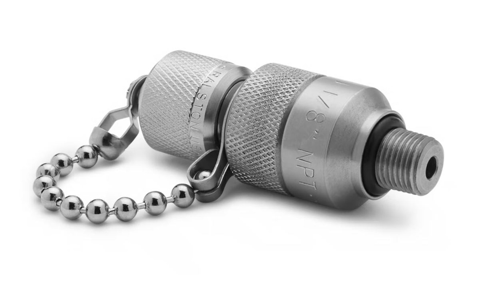 1/8" male NPT QD (Quick-connect) fitting, S.S.