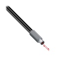 Banner Plastic Fiber; Diffuse Reflective; Core Dia.: 1.0 mm & 16 x 0.25 mm; Fiber Length 2 m; Coaxial, Thread; Free cut (PBCT46U)