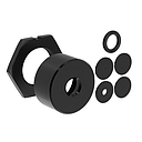 Banner Aperture Kit; Includes: glass lens to protect from chemicals; For Opposed Mode S18 M18 and T18 Series Sensors - QTY 1 (APG18S)