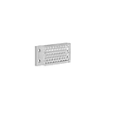 Banner Retroreflective Target: Rectangular 40 x 23 mm; Reflectivity Factor: 1.4; Max. Temp.= 50 degrees C; Plastic - two screw holes for Mounting (BRT-40X23B)
