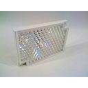 Banner Retroreflective Target: Rectangular 60 x 40 mm; Reflectivity Factor: 1.4; Max. Temp.= 50 degrees C; Plastic - two screw holes for Mounting (BRT-60X40C)