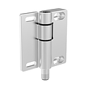 Banner Hinge Safety Interlock Switch Zinc Die cast; Inline QD; SPDT (1 NC/1 NO);Micro 4-pin M12 (Dual Key) QD (SI-HG80DQD)