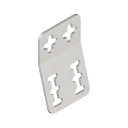 Banner Bracket: 15 Degree Offset; 12-gauge Stainless Steel 15 degree offset Bracket; Used with R55 Color Mark Sensors (SMB55A)
