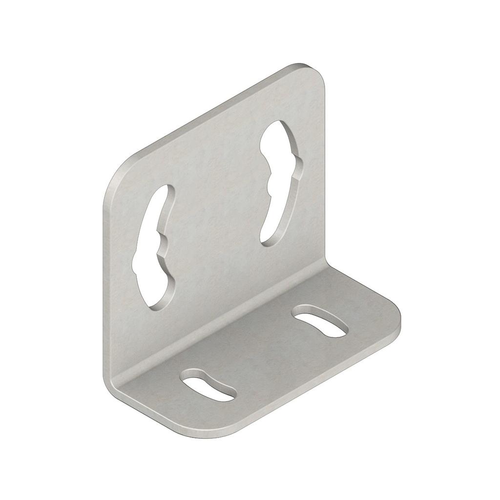 Banner Bracket: Short Mounting; 18-gauge Stainless Steel Short Bracket; Used with VS1 Sensors (SMBVS1S)