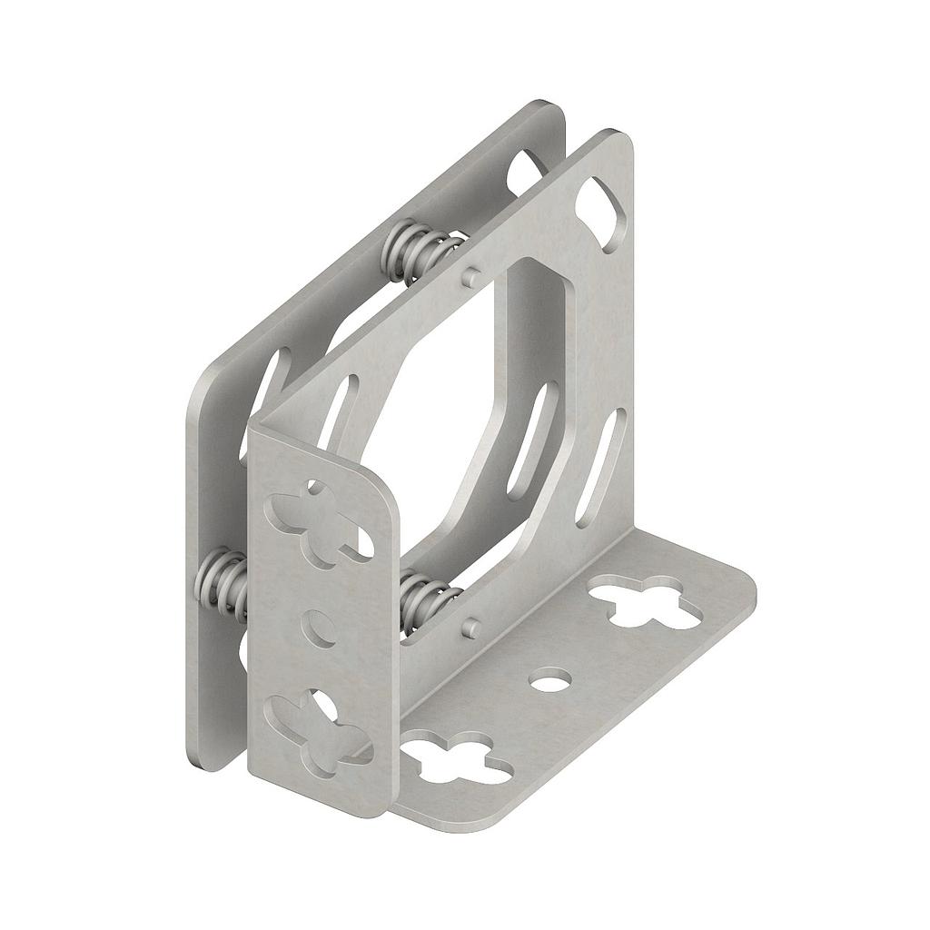 Banner Bracket: LG Series adjustable Bracket Assembly; Precision Adjustment screws; 304 Stainless Steel (SMBLGA)
