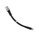Banner Cordset: Double-Ended M8 to M12; 3-pin Straight Female; 4-pin Straight Male; 0.15 m 4x26 Black PVC Jacket; Nickel-Plated Brass Coupling Nuts (PKG3M-.5-MQDCM4IO)