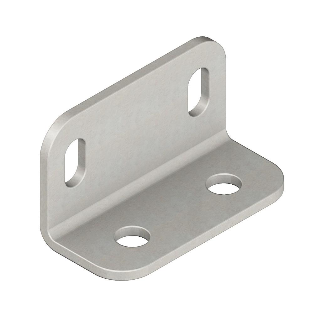 Banner Bracket: Short Compact Mounting; 18-gauge Stainless Steel Short Compact Bracket; Used with VS1 Sensors (SMBVS1SC)