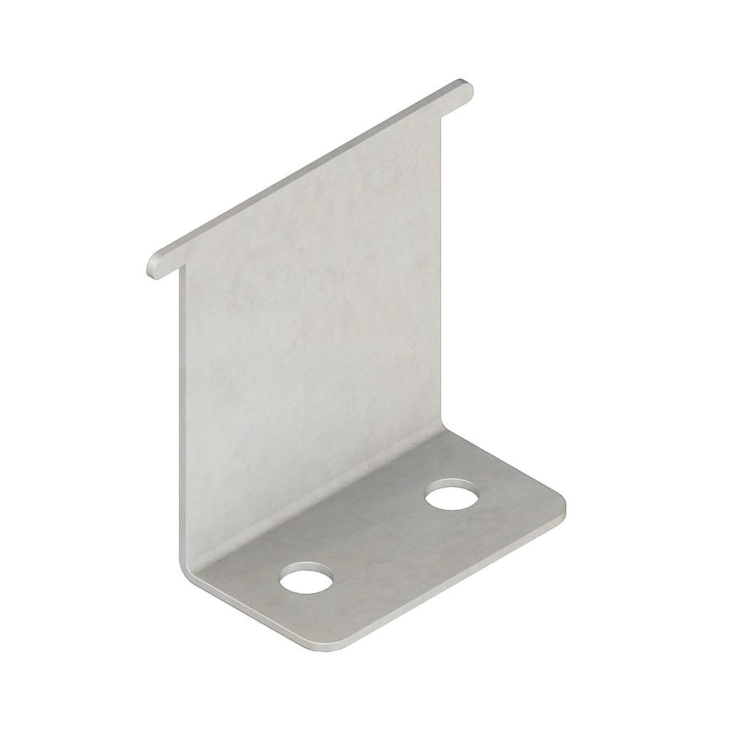 Banner Bracket: Side-Mounting Bracket; Eliminates need for DIN rail; 19-ga. Stainless Steel; Used with R55F, DF-G1, D10, D12 (SMBR55FRA)