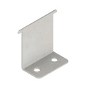 Banner Bracket: Side-Mounting Bracket; Eliminates need for DIN rail; 19-ga. Stainless Steel; Used with R55F, DF-G1, D10, D12 (SMBR55FRA)