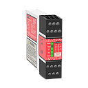 Banner Safety Relay Module for Interlocks; Supply Voltage: 24 V ac/dc; Safety Input: Interlocks with complementary contacts; Safety Output: 2 NO, 6 A; Aux Output: None; Terminal Block: Removable; Width: 22.5 mm; Self-Checking Circuitry, Auto/Manual Reset (GM-FA-10J)
