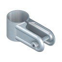 Bracket: Heavy-duty 2-part bracket mounts to 28 mm diamiter pipe (SMBPVA8)