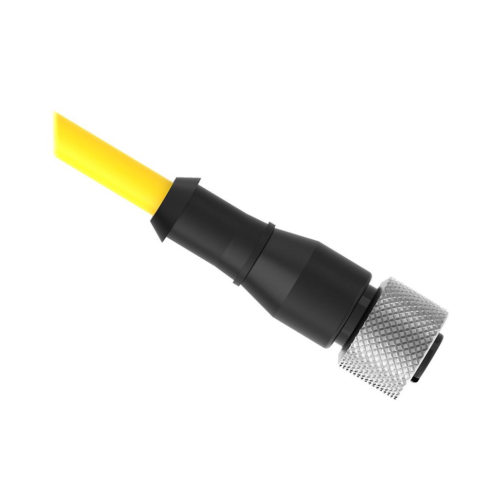 Cordset A-Code M12 Single Ended (QDE-5100D)