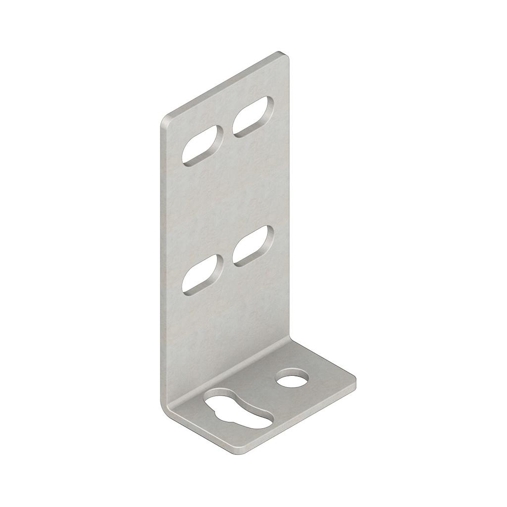 Banner Bracket: Right-Angle Mount; Stainless Steel: 300 Series; 20-Gauge; Used with Q12 (SMBQ12T)