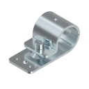 Banner Bracket: Mounting Bracket Zinc-Plated Metal Kit Single; Bracket Clamps onto 28 mm Pipe (SMBPVA6-1)