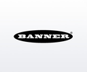 Banner PresencePLUS 62 x 62 mm Ring Light; Visible White LED 24 V dc; 0.3 m (1 ft) cable with 3-pin male Connector; Connects to P4 (LEDWR62X62M)