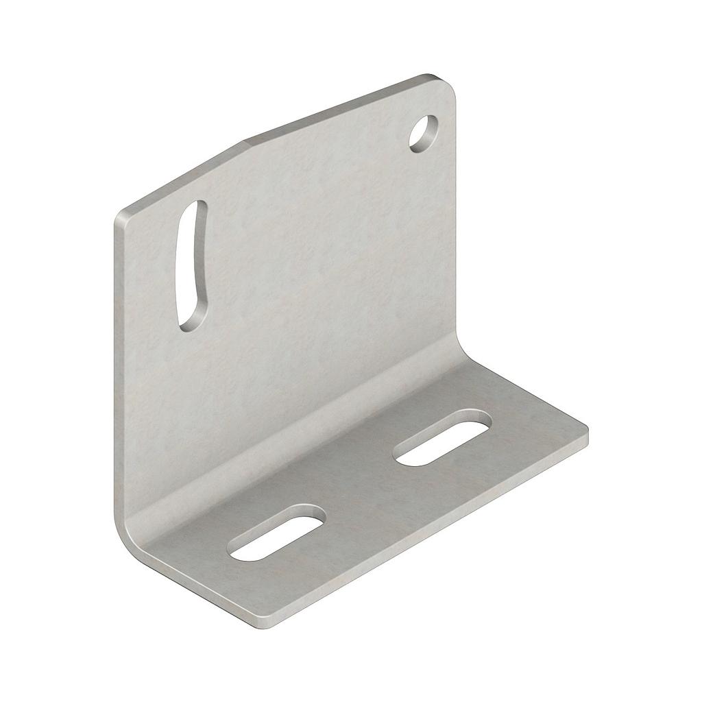 Banner Bracket: Right-Angle Bracket; +/- 10 deg tip; Stainless Steel; Used with Q20 (SMBQ20LV)