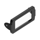 Bracket: Protective display cover for VE Series Painted black aluminum with borosilicate glass window (VEDC-BG)