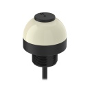 Banner K50 Pro Series: 7-color RGB Audible Indicator; Voltage: 10-30 V dc; Housing: Polycarbonate; IP50; Tone: Steady; Input: Bimodal; Colors: Multicolor; 2 m (6.5 ft) Integral Cable (K50L2RGB7A1)