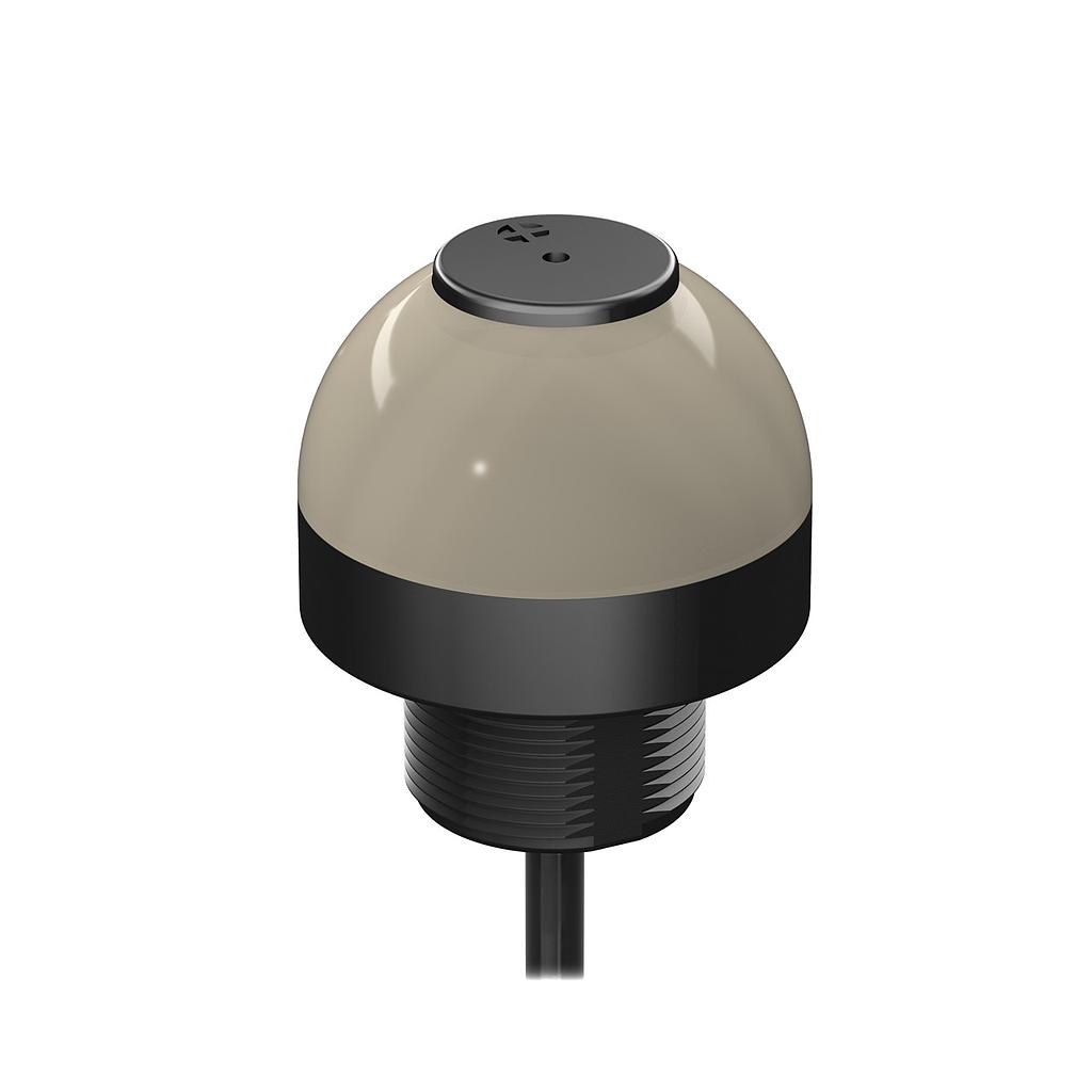 Banner K50 Pro with IO-Link Series: RGB Audible Indicator; Voltage: 18 - 30 V dc; Housing: Polycarbonate; IP50; Tone: Steady; Colors: Multicolor; 150 mm (6 in) 4-pin M12 PVC Pigtail QD (K50L2RGBKA1QP)