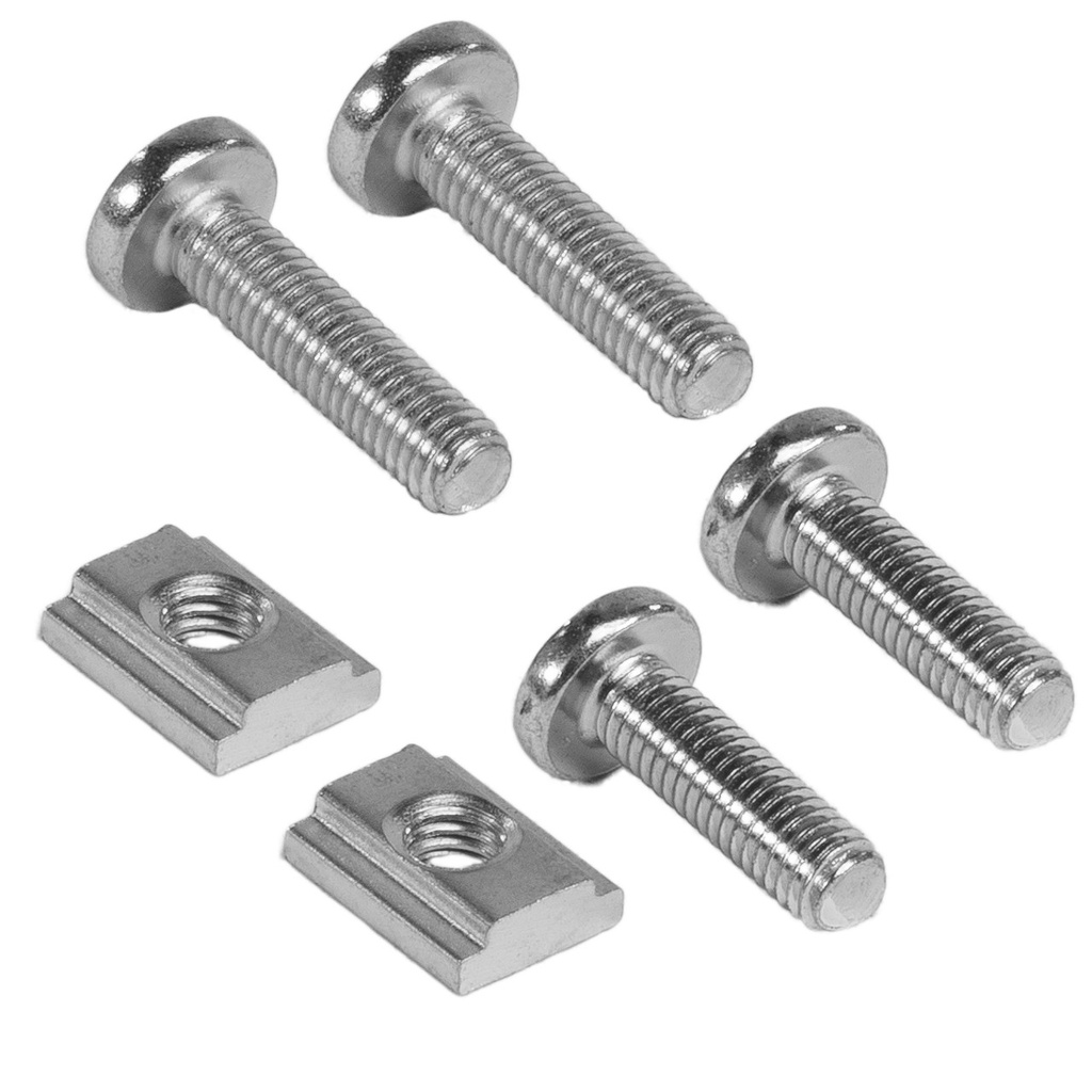 Banner SGS Safety Grid System, Accessory Muting; Hardware Kit to Connect SGSA-MCB or Connection Cables to SGS Grids; Includes SGS Grid T-Nuts and Fasteners (SGSA-MCB-HW)