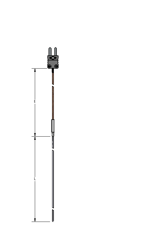 Watlow AQ Style Type K Mineral Insulated Thermocouple