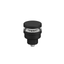 Banner TL50 Pro Tower Light with IO-Link, Beacon Black Housing: 1-Segment; Voltage: 18-30 V dc; Environmental Rating: IP67; Colors: Multicolor; 4-pin M12 Integral QD (TL50BL1KQ)