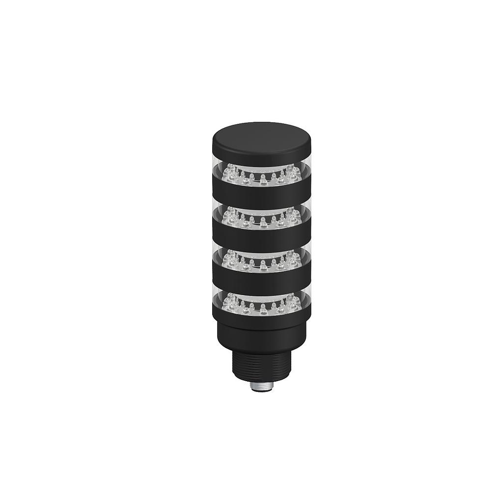 TL50 Pro Tower Light with IO-Link, Beacon Black Housing: 4-Segment (TL50BL4KQ)
