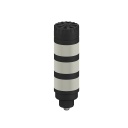 TL50 Pro Tower Light with IO-Link Audible, Standard Black Housing: 3-Segment (TL503AKQ)