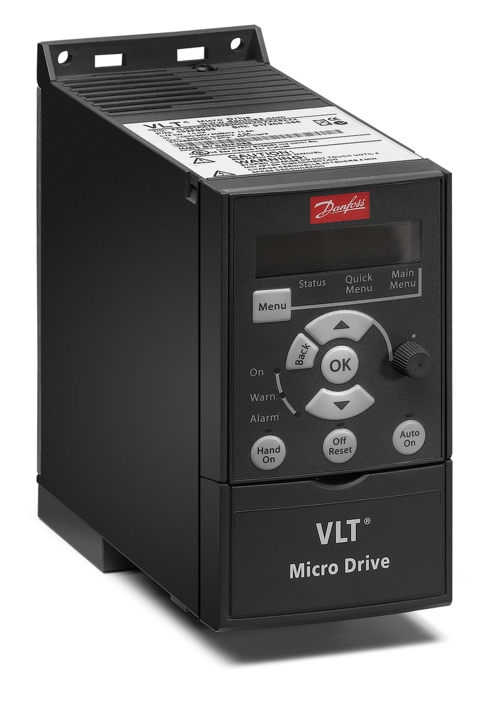 VLT MicroDrive FC 51, 0.50 HP / 0.37 KW, 380-480 VAC, 3 Phase, IP20, FC-051PK37T4E20H3XXCXXXSXXX