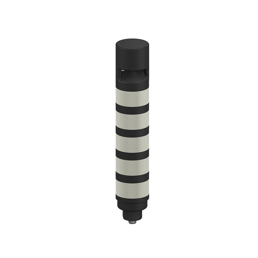 TL50 Pro Tower Light with IO-Link Sealed Omni-directional Audible with Volume Adjust, Standard Black Housing: 5-Segment (TL505AOSIKQ)