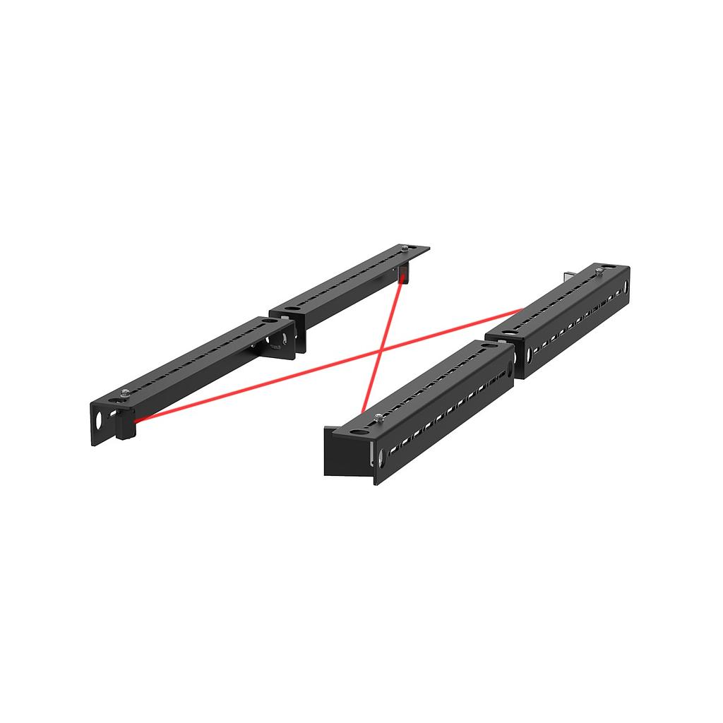 Banner Safety Grid System and LS Light Curtain, Accessory; Mute Arm Kit: X Configuration; Includes: Two Sensor Arms with One Q20PLPQ5 Sensor Installed on Each Arm; Two Reflector Arms with One Reflectors Installed on Each Arm, and Mounting Hardware (SGSA-MX-LPQ20)