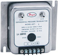 DWYER 607 SERIES 0-5" WC DP TRANSMITTER, 4-20mA OUTPUT
