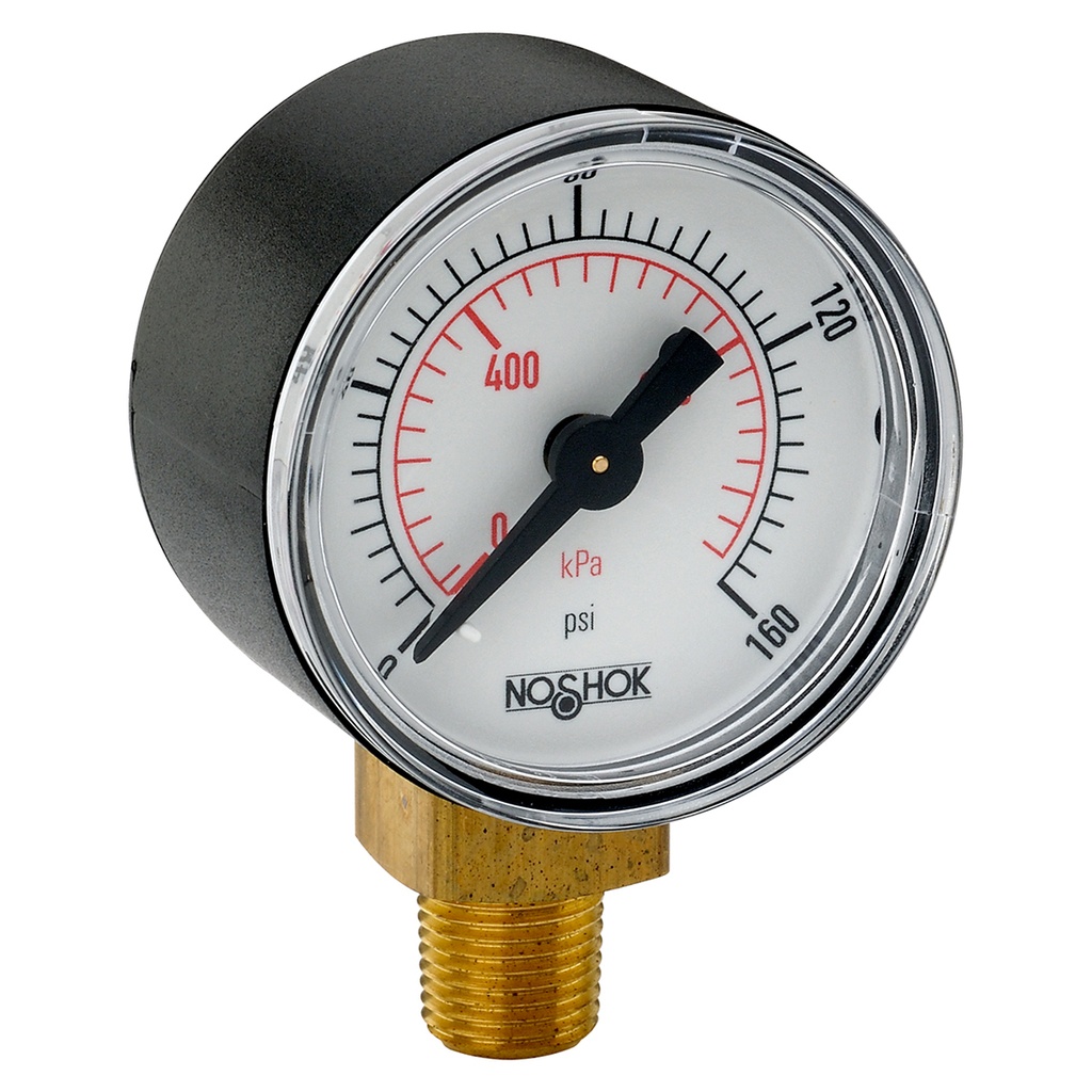 100 Series Pressure Gauge, 0 psi to 160 psi
