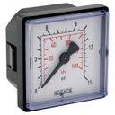100 Series Pressure Gauge, 0 psi to 100 psi, Red Set Pointer