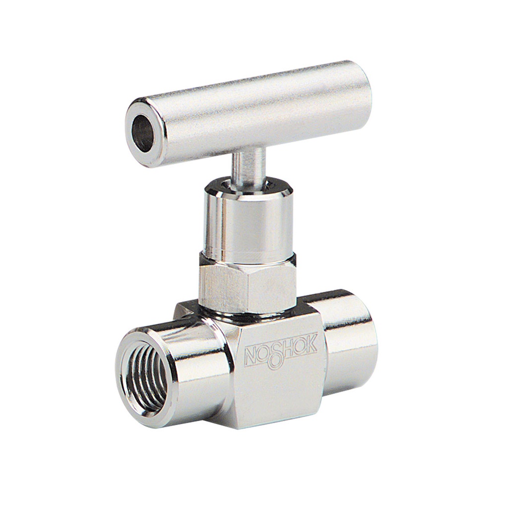 100 Series Mini, Hard Seat Needle Valve, 1/4&quot; NPT, Female x Female, 316 SS, 0.172&quot; Orifice w/EPDM 90 O-Ring and 316 SS Non-Rotating Tip