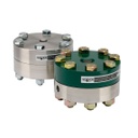 Type 10H Standard & Elevated Pressure, Bolted, Replaceable Diaphragm Seal, 1/2" Instrument, 1/2" Process, 1/8" Flushing