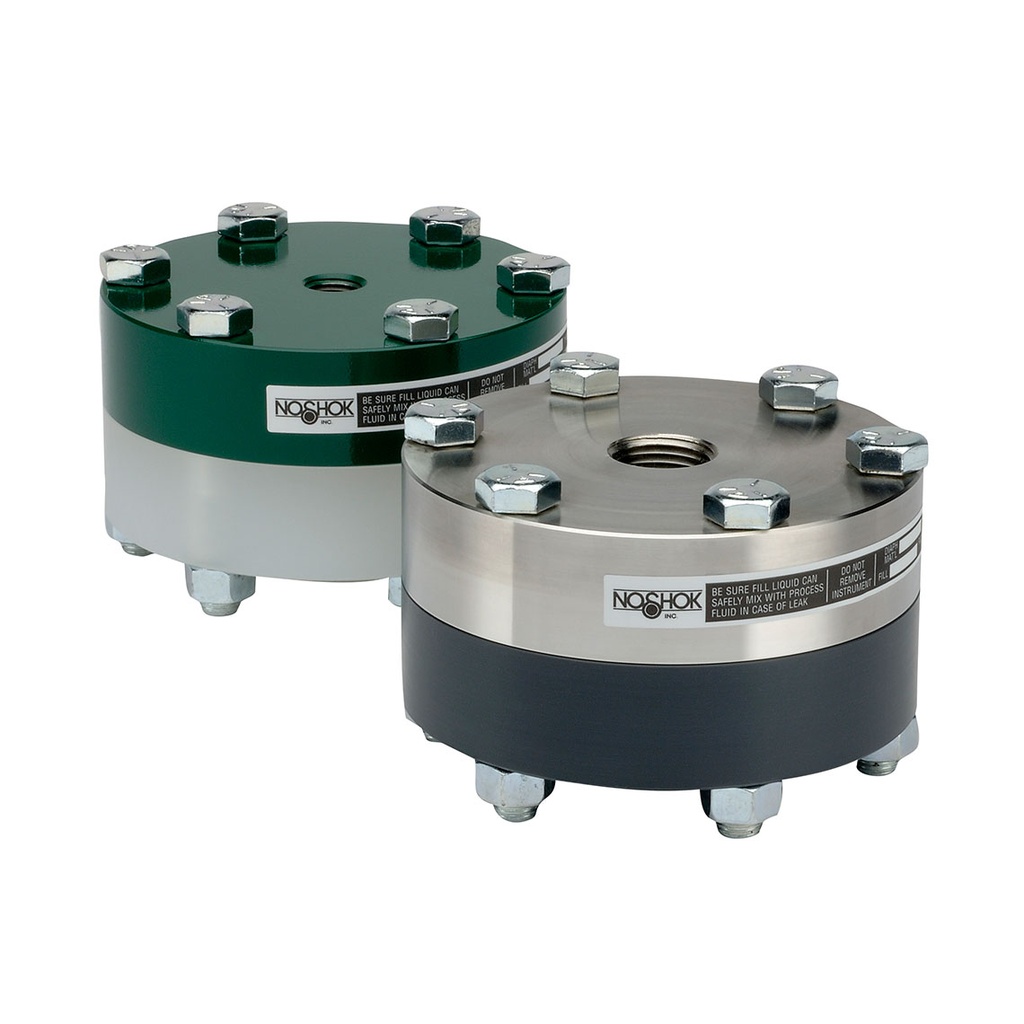 Type 10L Reduced Pressure, Non-Metallic Lower, Bolted, Replaceable Diaphragm Seal, 1/4" Instrument, 1-1/4" Process, PTFE O-Ring