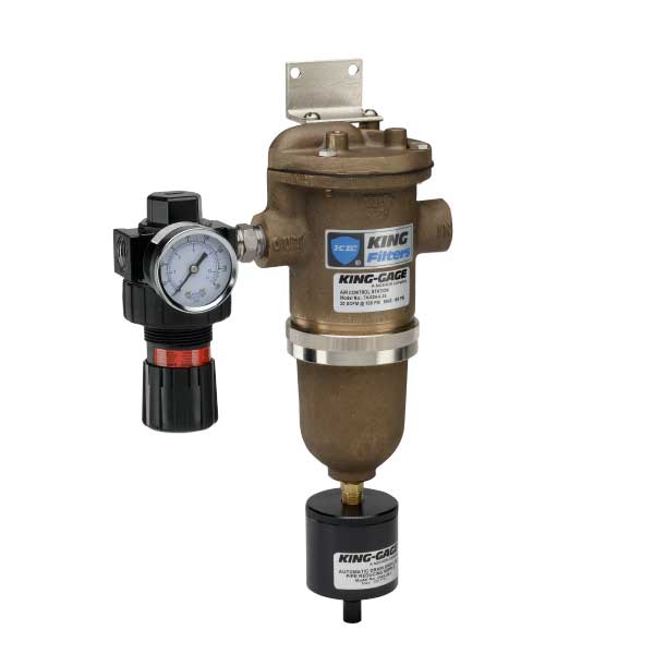 74 Series Air-Guard Bronze Air Control Station 20 SCFM, 99.98% Efficiency, Auto Drain