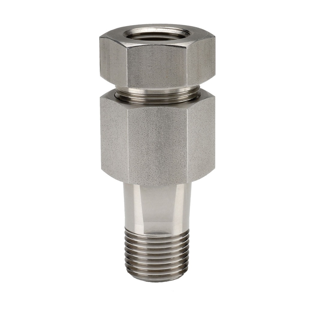 1/4" NPT M - F 316 SS Swivel Adapter